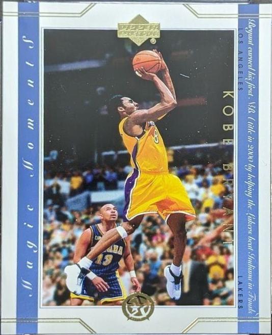 Kobe Bryant #MM15 Basketball Cards 2002 UD SuperStars Magic Moments
