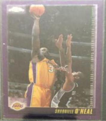 Shaquille O'Neal #8 Basketball Cards 2000 Topps Chrome