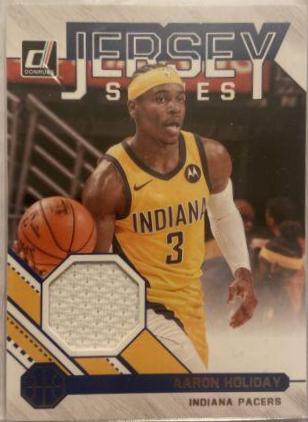 Aaron Holiday #16 Basketball Cards 2020 Donruss Jersey Series