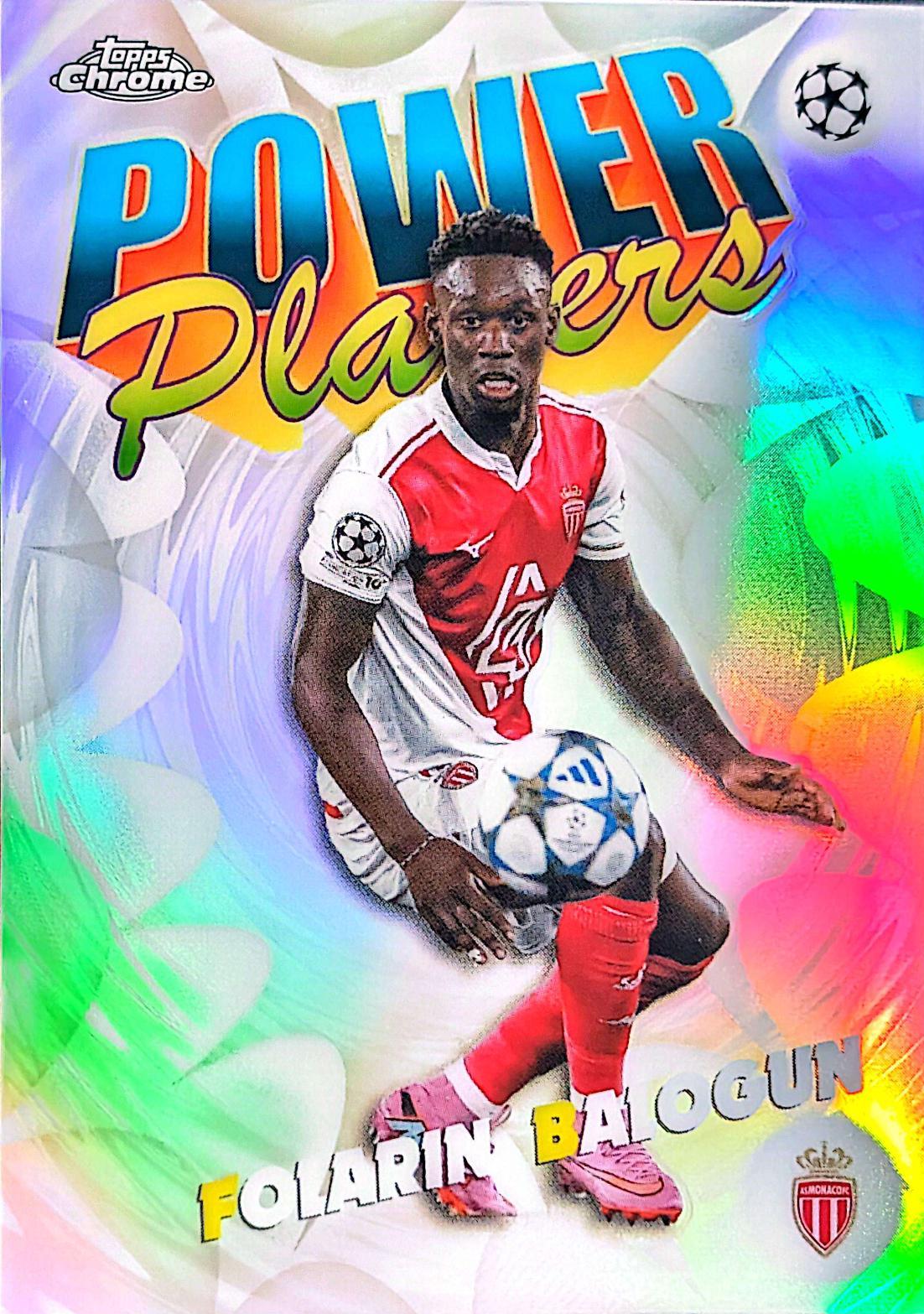 Folarin Balogun #PP-29 2025 Topps Chrome UEFA Power Players