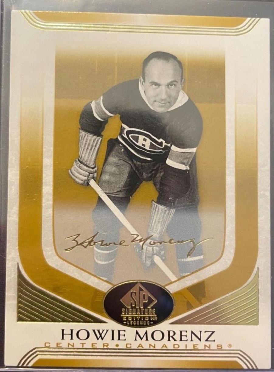 Howie Morenz [Gold] #51 Prices | 2020 SP Signature Edition Legends ...