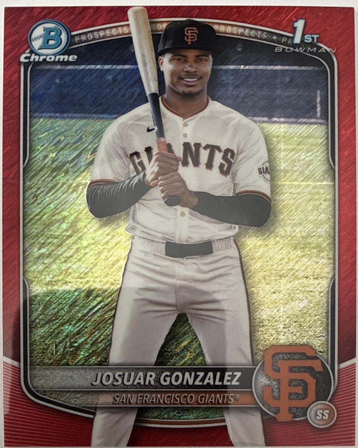 Josuar Gonzalez [Red Shimmer] #BCP-153