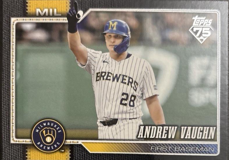 Andrew Vaughn [Black Border] #303 Prices | 2026 Topps | Baseball Cards