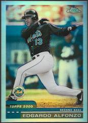 Edgardo Alfonzo [Refractor] #122 Baseball Cards 2000 Topps Chrome Prices