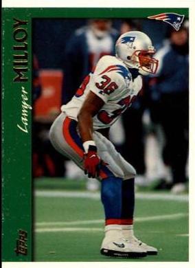Lawyer Milloy #2 Football Cards 1997 Topps