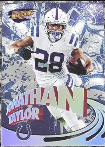 Jonathan Taylor #PR-11 Football Cards 2022 Panini Zenith Pacific Revolution