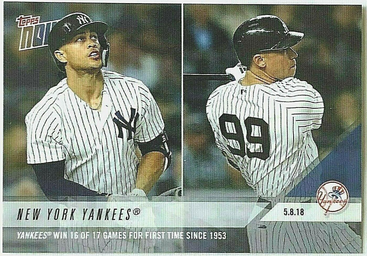 New York Yankees #189 Baseball Cards 2018 Topps Now