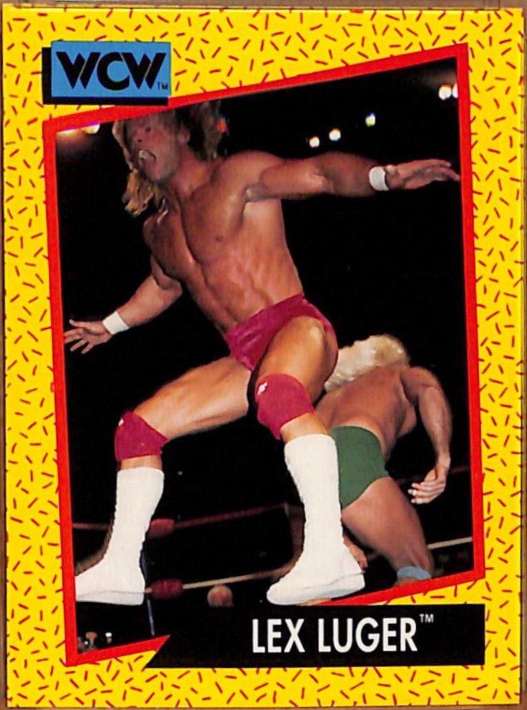 Lex Luger #22 Wrestling Cards 1991 Impel WCW