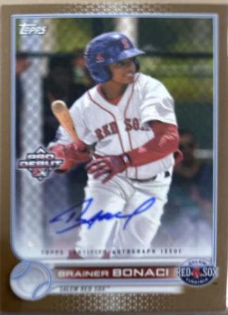 Brainer Bonaci [Autograph Gold] #PD-79