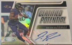 Devin Duvernay #CPS-DD Football Cards 2022 Panini Certified Potential Signatures