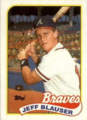 Jeff Blauser #83 Baseball Cards 1989 Topps
