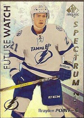 Brayden Point #S-82 Hockey Cards 2016 SP Authentic Spectrum FX