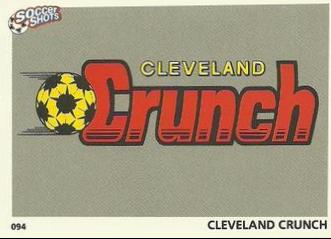 Cleveland Crunch LOGO #94 Soccer Cards 1991 Soccer Shots MSL