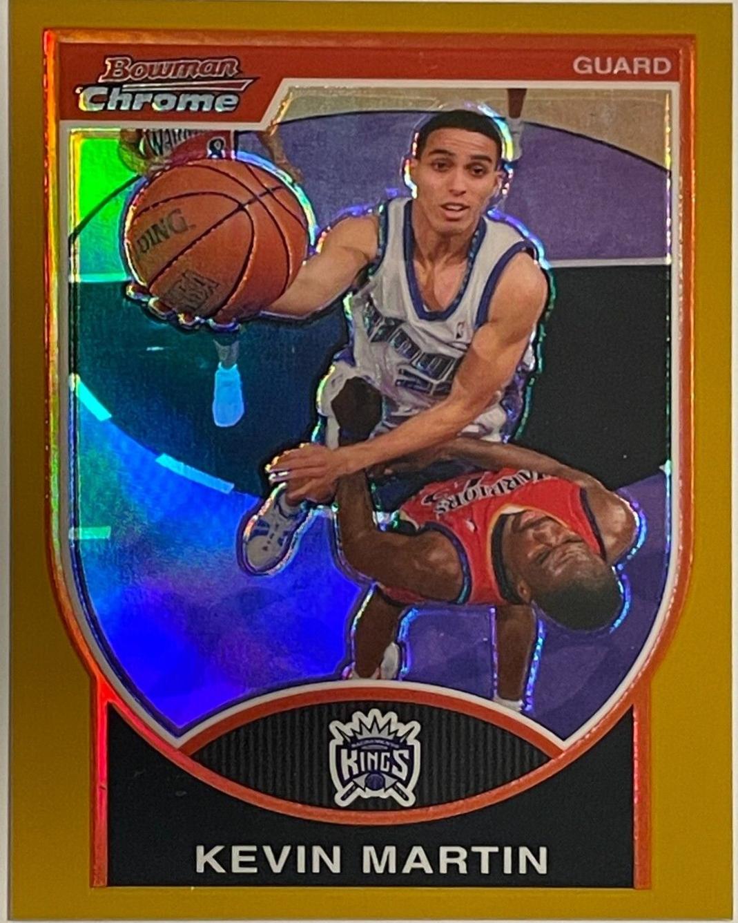 Kevin Martin #38 Basketball Cards 2007 Bowman Chrome
