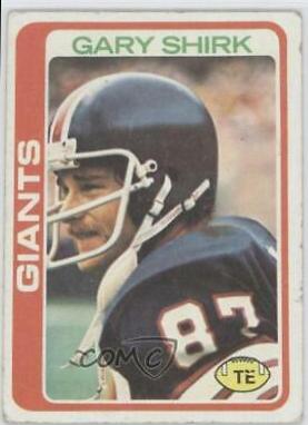 Gary Shirk #54 Football Cards 1978 Topps