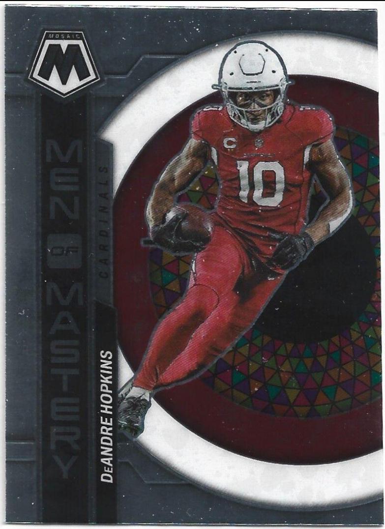 DeAndre Hopkins #MM-11 Football Cards 2023 Panini Mosaic Men of Mastery