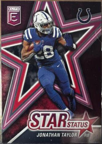 Jonathan Taylor #SS13 Football Cards 2022 Panini Donruss Elite Star Status