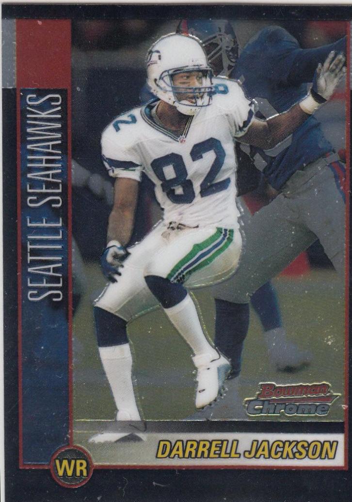 Darrell Jackson #7 Football Cards 2002 Bowman Chrome