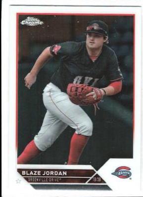 Blaze Jordan #PDC-124 2023 Topps Pro Debut Chrome Baseball