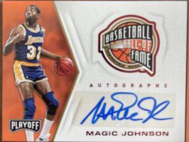 Magic Johnson #HOF-MJO Basketball Cards 2020 Panini Chronicles Hall of Fame Autographs