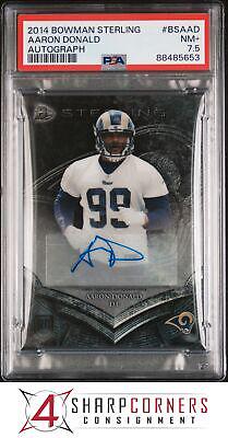 Aaron Donald #BSAAD Football Cards 2014 Bowman Sterling Autograph