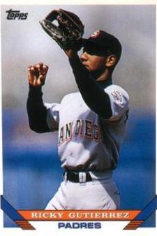 Ricky Gutierrez #21T Baseball Cards 1993 Topps Traded