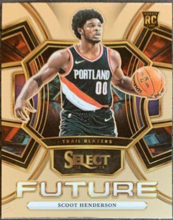 Scoot Henderson #1 Basketball Cards 2023 Panini Select Future