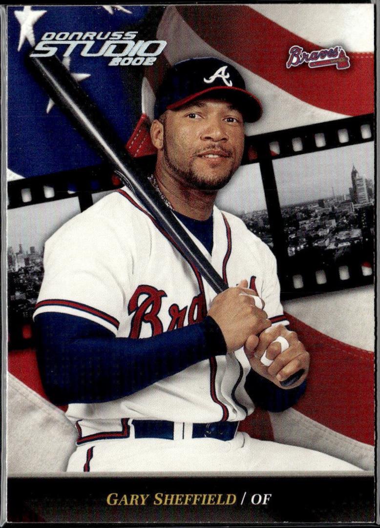 Gary Sheffield #85 2002 Donruss Studio Baseball