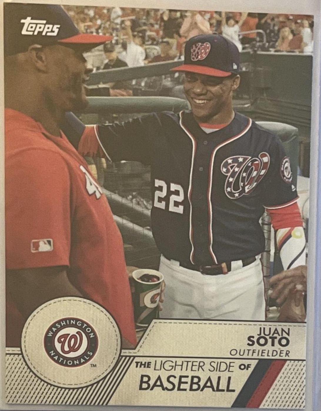 Juan Soto #LSB-6 Baseball Cards 2020 Topps Opening Day the Lighter Side of Baseball