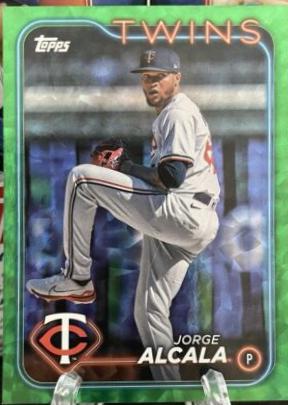 Jorge Alcala [Green Crackle Foilboard] #US4