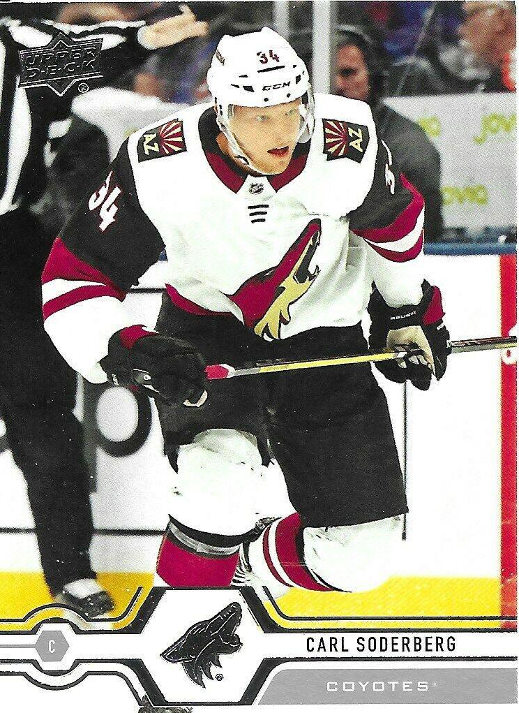 Carl Soderberg #511 Hockey Cards 2019 SP Authentic Upper Deck Update