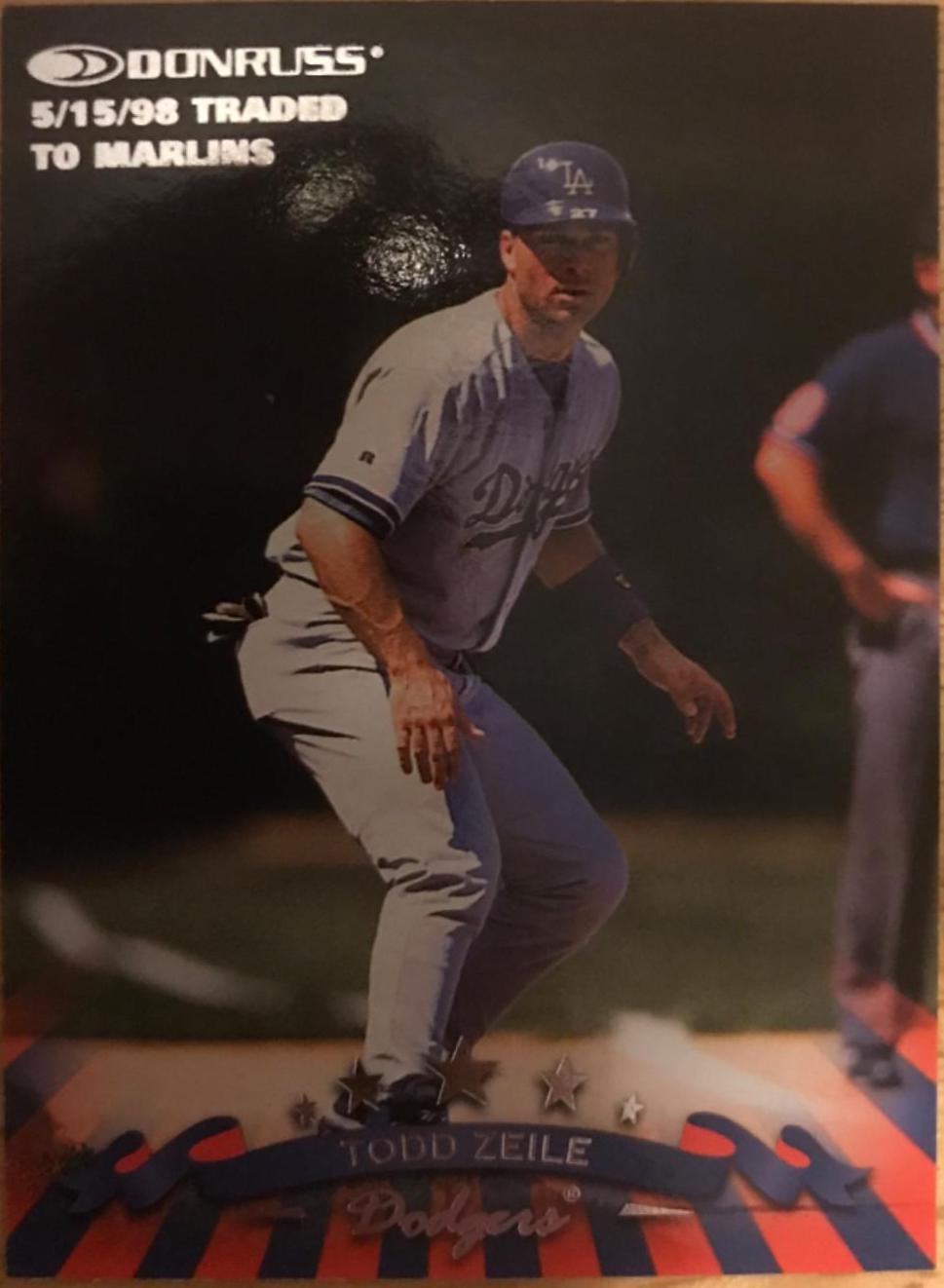 Todd Zeile #265 Baseball Cards 1998 Donruss