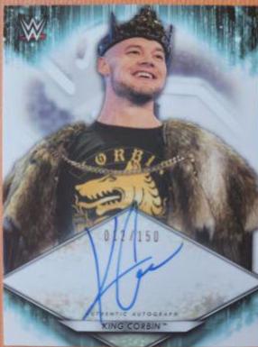 King Corbin #A-KC Wrestling Cards 2021 Topps WWE Autographs