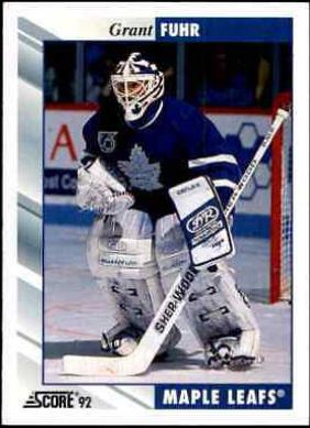 Grant Fuhr #20 Hockey Cards 1992 Score