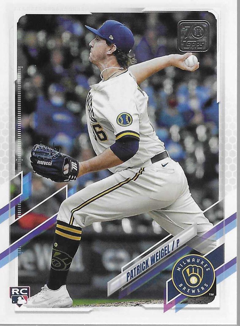 Patrick Weigel #US31 Baseball Cards 2021 Topps Chrome Update
