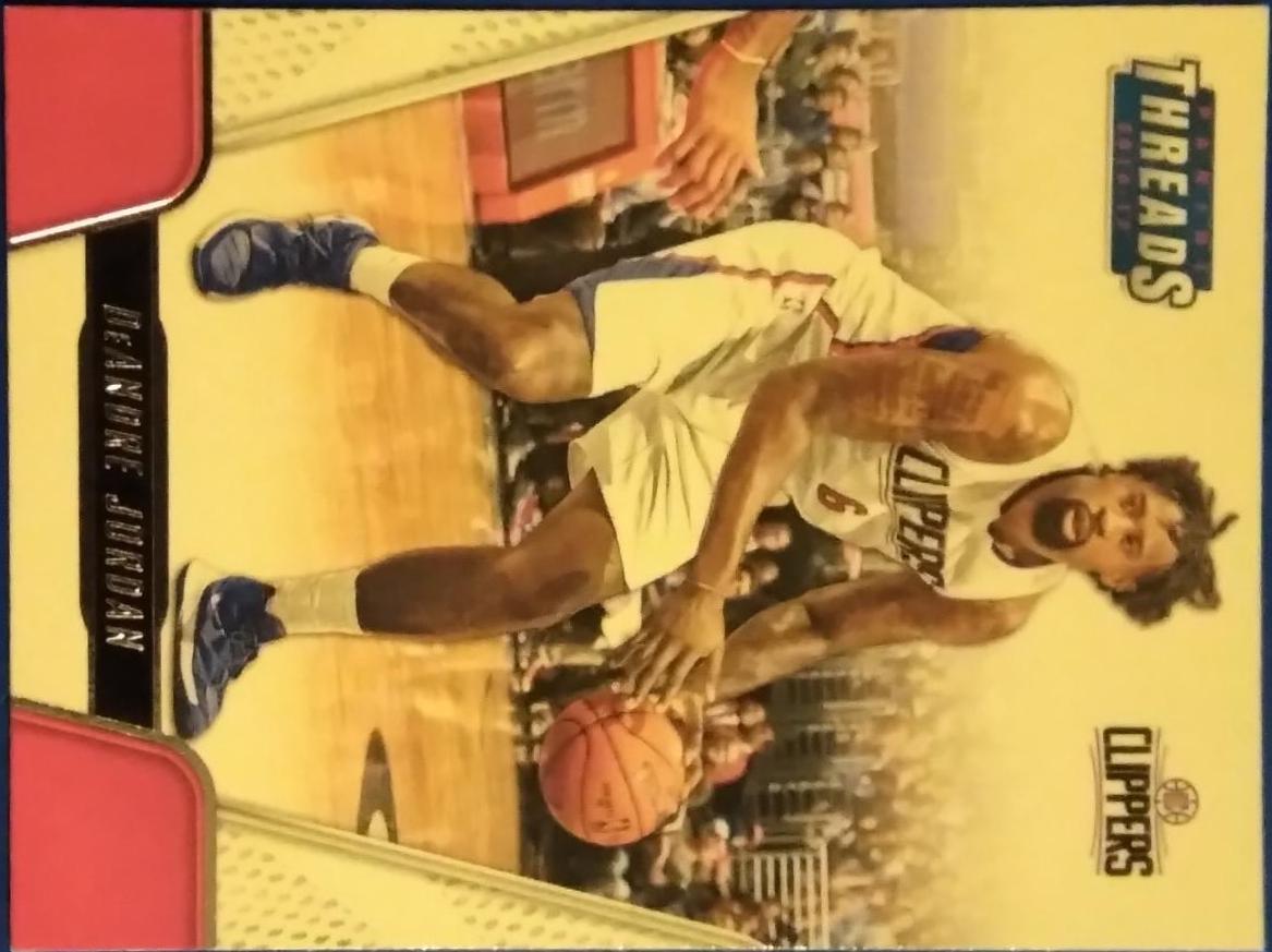 DeAndre Jordan #5 Basketball Cards 2016 Panini Threads