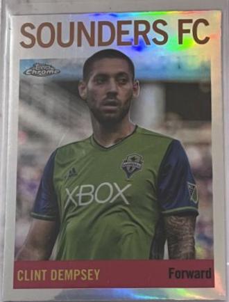 Clint Dempsey #64T-1 Soccer Cards 2024 Topps Chrome MLS 1964 Football