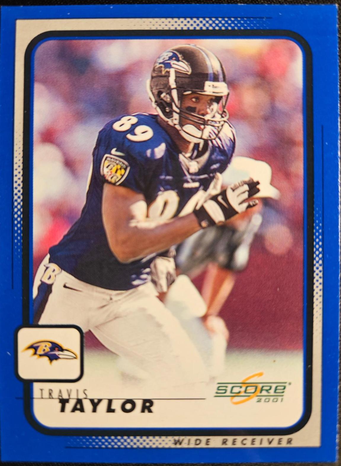 Travis Taylor #18 Football Cards 2001 Panini Score