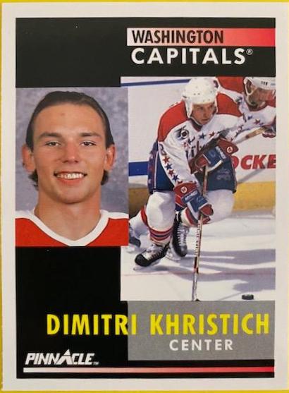 Dimitri Khristich #162 1991-92 Pinnacle Hockey
