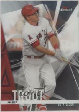 Mike Trout #1 Baseball Cards 2017 Topps Finest