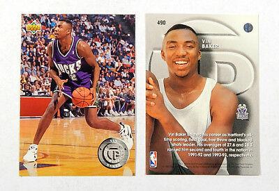 Vin Baker #490 Basketball Cards 1993 Upper Deck