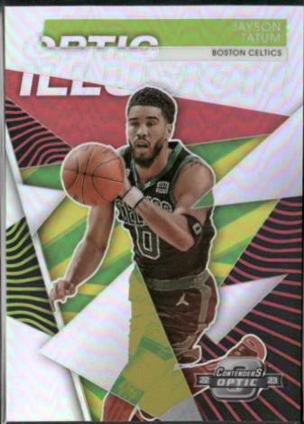 Jayson Tatum #6 Basketball Cards 2022 Panini Contenders Optic Illusion