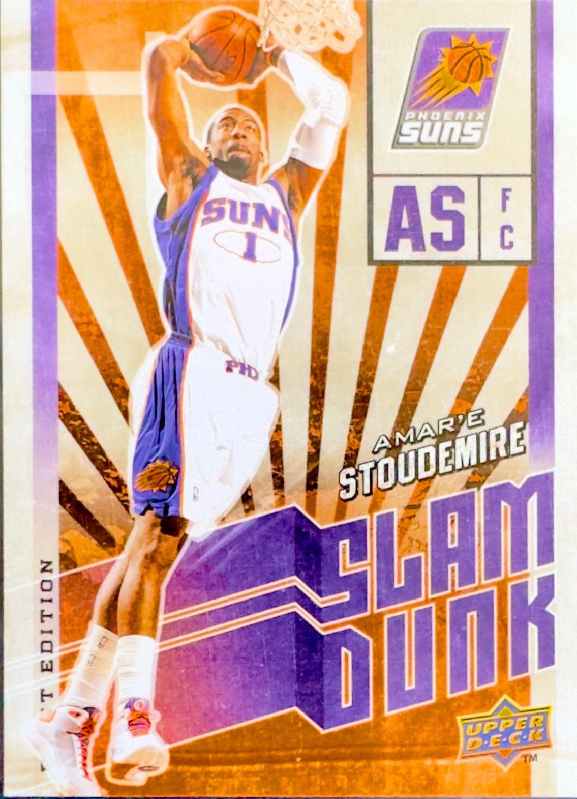 Amar'e Stoudemire #SD-7 2009 Upper Deck First Edition Slam Dunk Basketball