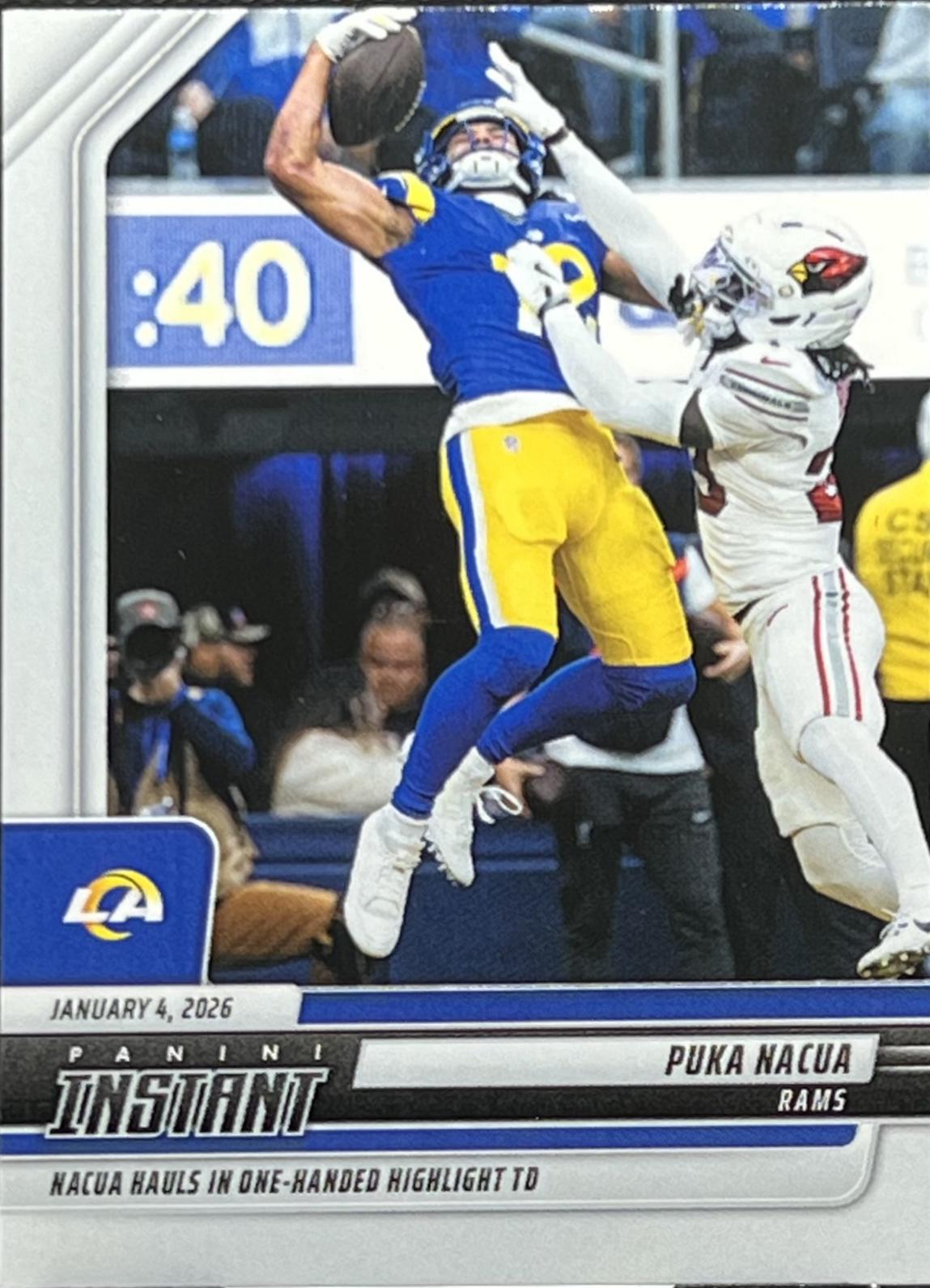 Puka Nacua #403 2025 Panini Instant Football