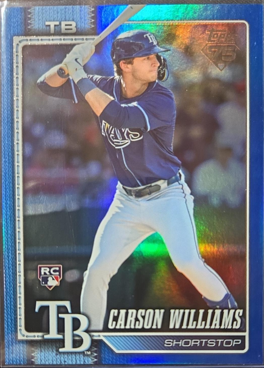 Carson Williams [Blue Rainbow] #25 Prices | 2026 Topps | Baseball