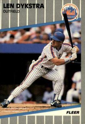 Len Dykstra (1989 Fleer)