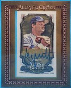 George Brett #MA-GB 2024 Topps Allen & Ginter Mini Baseball Autograph