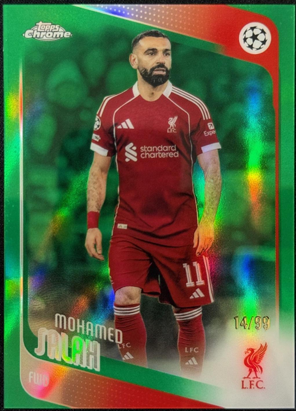 Mohamed Salah [Green Refractor] #136