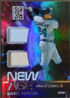 Miguel Cabrera #NAM-MC Baseball Cards 2022 Panini Capstone New Age Materials