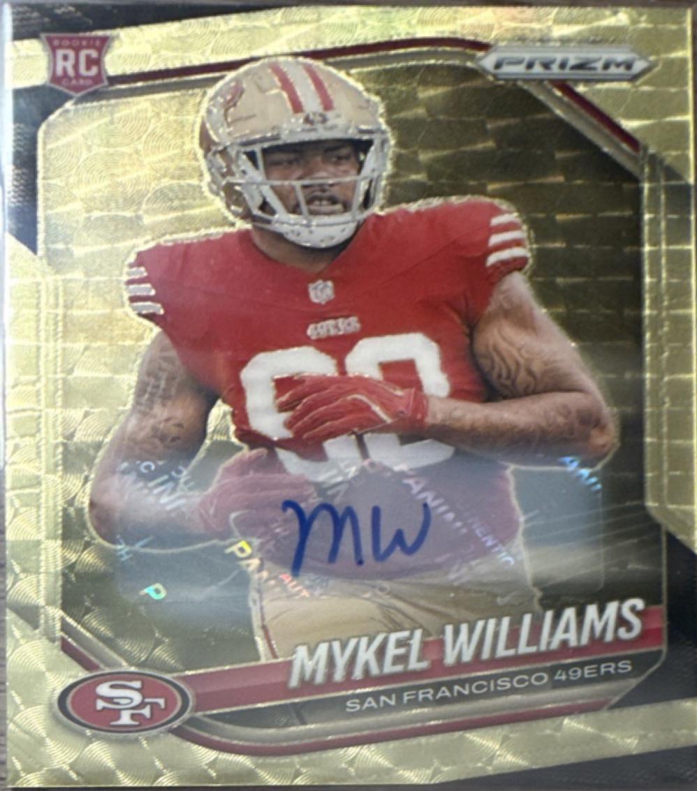 Mykel Williams [Rookie Autograph Gold Vinyl] #304